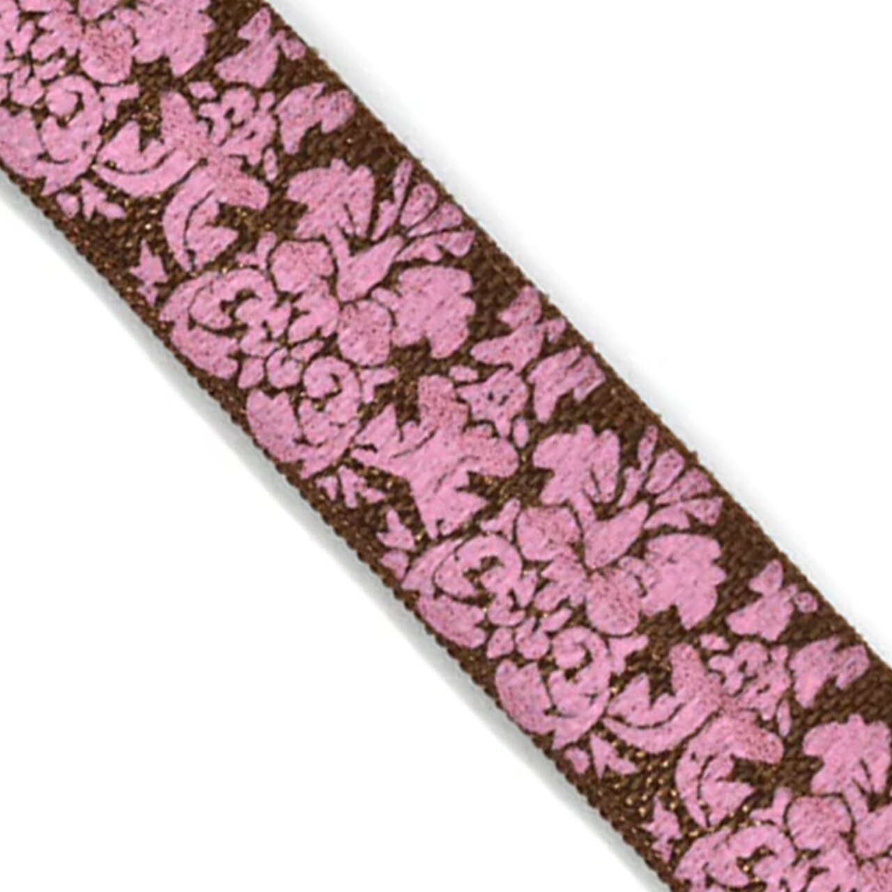 1 Yard Damask Print Fold Over Elastic Stretch DIY Craft Trim 0.63 inch Width